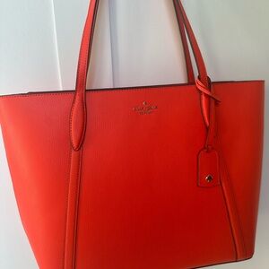 Kate Spade Cara Large Tote Bag - Coral Buds NWT